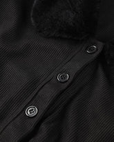 Sneaky Shadows Faux Fur Cardigan